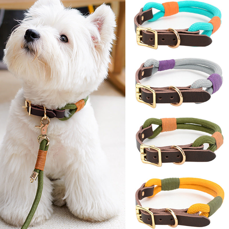 Pet collar and leash set PE071-PE073