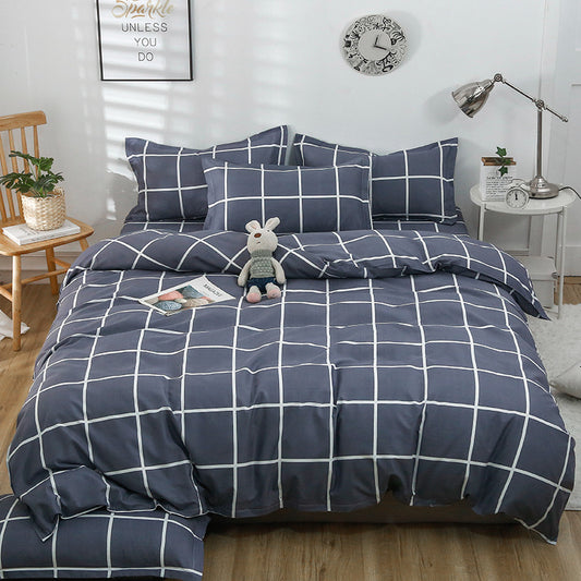 Summer kids bed sheet and duvet cover set KD051-KD062
