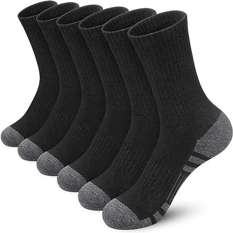 1 set=6 pairs long tube sports socks N023-N024